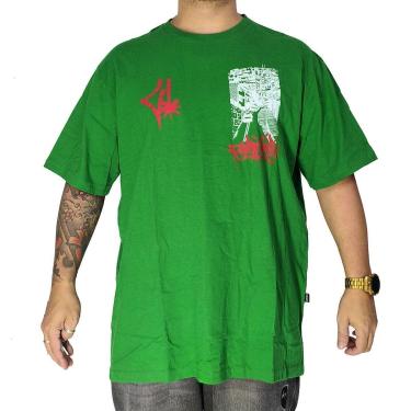 Imagem de Camiseta Chronic Big Quebradas Oversize Verde 3776-Masculino