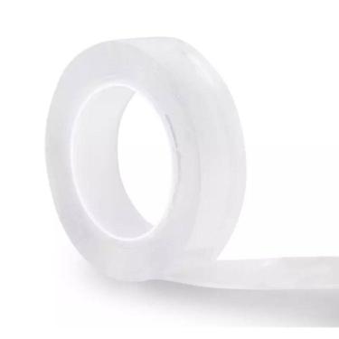 Imagem de Fita Adesiva Transparente Impermeável Dupla Face 5 Metros