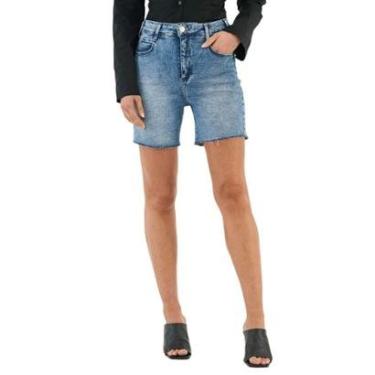 Imagem de Bermuda Colcci Jeans Jade Azul Feminina-Feminino
