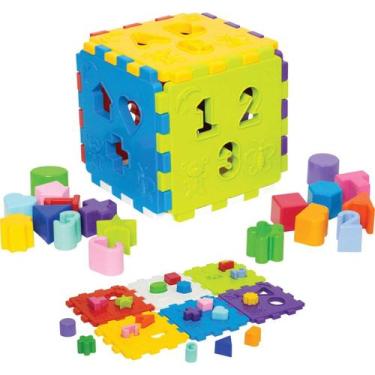 Imagem de Cubo Didático Brinquedo Educativo - PopMov