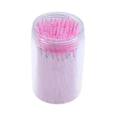 Imagem de 50 Pincéis Para Extensão De Cílios Com Estojo, Varinhas De Máscara E E