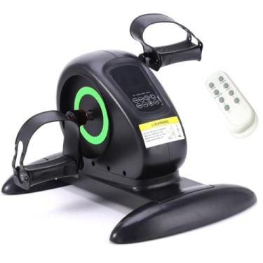 Imagem de Mini Bike Elétrica Fisioterapia Reabilitação Bivolt + Suporte Pernas + Suporte Bicicleta