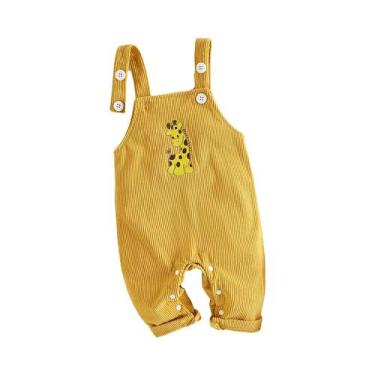 Imagem de Macacão Unissex Para Bebê Recém-Nascido Menina Menino Sem Mangas Inver