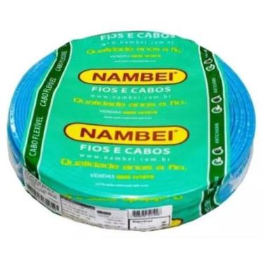 Imagem de Fio flexível azul 2,50mm azul (rolo com 100 metros) - nambei