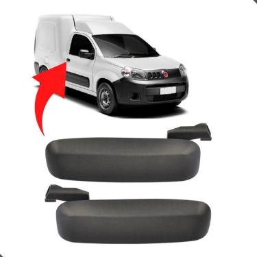 Imagem de Par Maçaneta Externa Lado Direito Esquerdo Fiorino 2013 2014