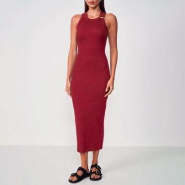 Imagem de Vestido Super Mid Colcci Canelada Feminino-Feminino