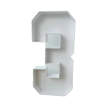 Imagem de Grande Estrutura De Balão 3D Para Letreiros, Números De 0 a 9 Em Placa