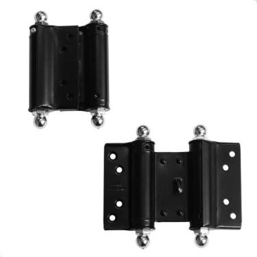 Imagem de Dobradiça vai e vem 3 polegadas preta - UNIAO MUNDIAL