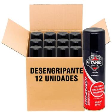 Imagem de Kit com 12 Desengripante Spray para Lubrificação Automotiva e uso Gera