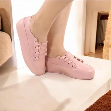 Imagem de Tênis Feminino Casual Sneakers Street Leve Macio - Feminy Calçados, Nu