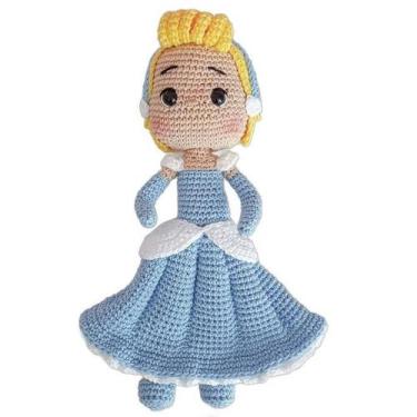 Imagem de Princesa Amigurumi Crochê Artesanal Em Linha De Algodão - Estylo Baby