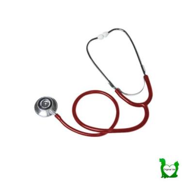 Imagem de Estetoscopio duplo  solidor, Vermelho