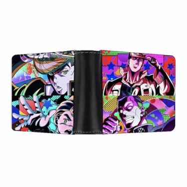 Imagem de Carteira JoJo's Bizarre Adventures Anime Characters Slim BiFold - Yiwe