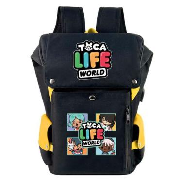 Imagem de Mochila escolar Tocas Lifes Kids B para crianças - 35x18x45cm - yiweis