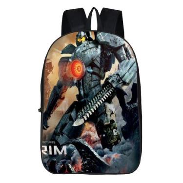 Imagem de Mochila escolar Pacific Anime para crianças em poliéster - yiweisai