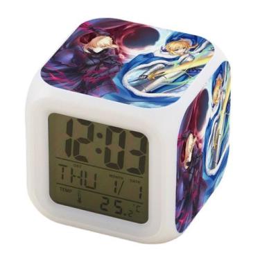 Imagem de Despertador Destiny Crowns Square LED digital com despertador - yiweis