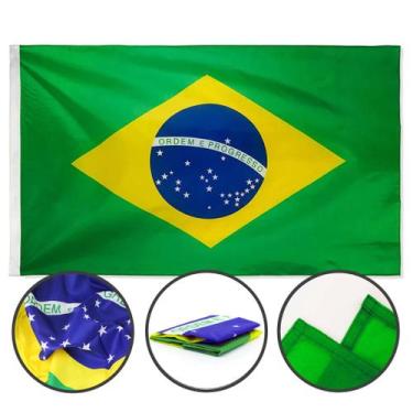 Imagem de Bandeira do Brasil 150x90cm - KS Bandeiras