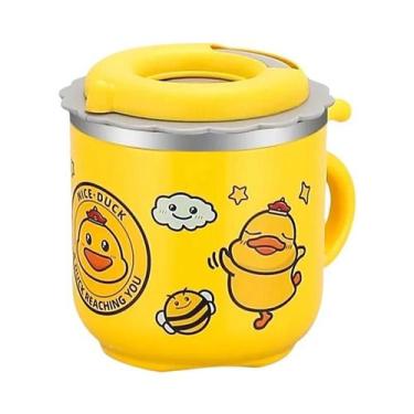 Imagem de Copo Sippy Cartoon De 270ML Para Crianças, Garrafa De Água À Prova De 