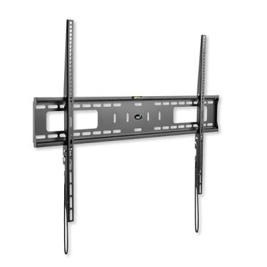 Imagem de ELG, N01V8, Suporte Fixo de Parede Para Telas Gigantes, TVs de 55" a 100", Capacidade Até 75kg, Com Trava de Segurança, Perfil Ultra Slim e Engate Rápido, Preto