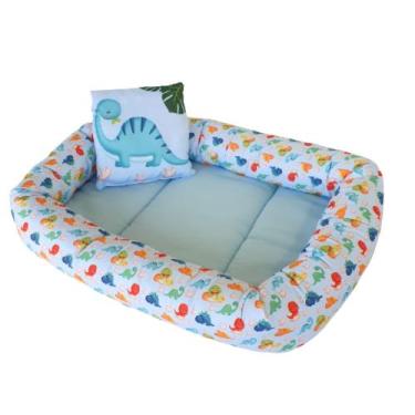 Imagem de Ninho Redutor com Almofada Decorativa para Bebê Menina - Zan Baby, Din