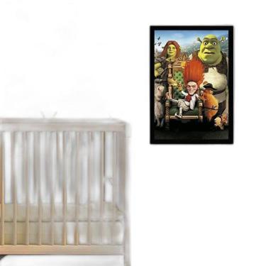 Imagem de Quadro Decorativo Filme Shrek Personagens