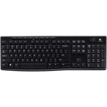 Imagem de Teclado sem fio Logitech K270 com Teclas de Mídia de Fácil Acesso, Conexão USB, Pilhas Inclusas e Layout ABNT2