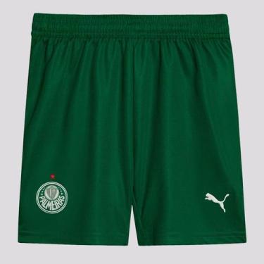 Imagem de Calção Puma Palmeiras II 2025 Juvenil, 10 ANOS