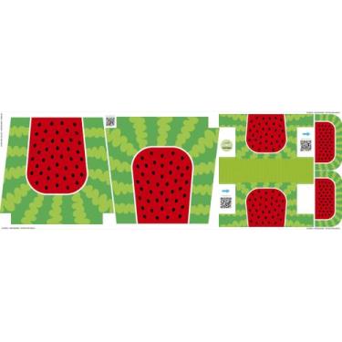 Imagem de Tecido Painel Ecobag Estojo Melancia - Meia Tigela - Ponto X Tecidos