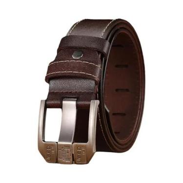 Imagem de Cinto De Couro Genuíno De Luxo Para Homens, Cinto De Moda Para Calças 