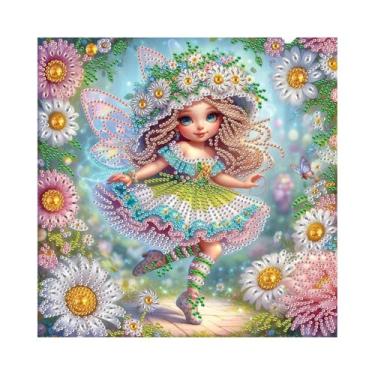 Imagem de Kit De Pintura Em Diamante Com Formato Especial De Elfo Para Iniciante