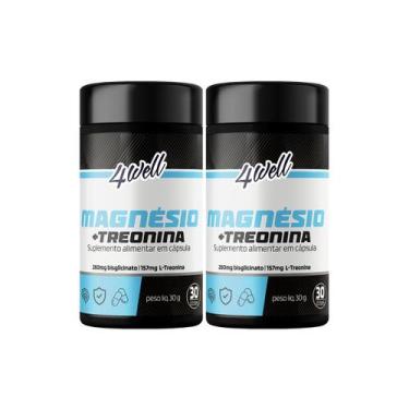 Imagem de Magnésio Treonina 4well 283,50mg - 60 cápsulas - Combo 2 potes