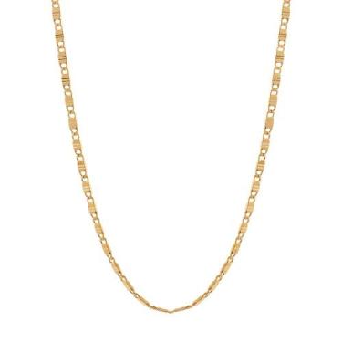 Imagem de Corrente Cordão Masculino 60 Cm Rommanel Folheado Ouro 18k Cor:Dourado