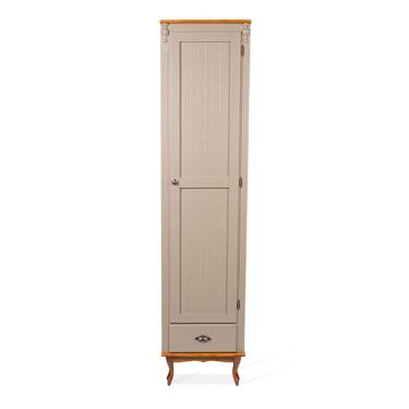 Imagem de Guarda Roupa Solteiro Antique 1 Porta 1 Gaveta Laca - Nude Madeira MDF Meyer