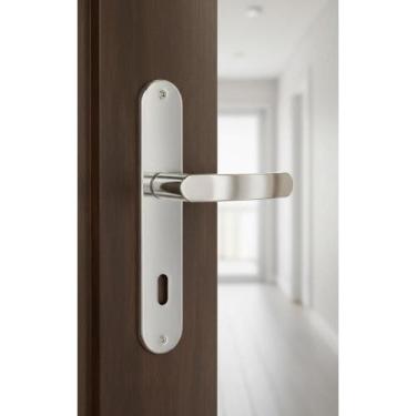 Imagem de Fechadura Porta Interna Inox Cromada 2700/71 Prata - Congratulations S