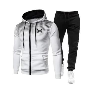 Imagem de Conjunto De Treino Masculino De Inverno 2025: Moletom Moderno E Calça 