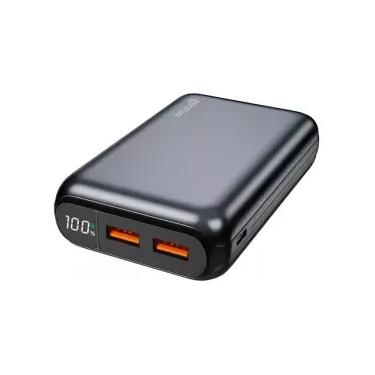 Imagem de Carregador Portátil Geonav 20.000mAh com Função Carregamento Rápido Cinza Espacial