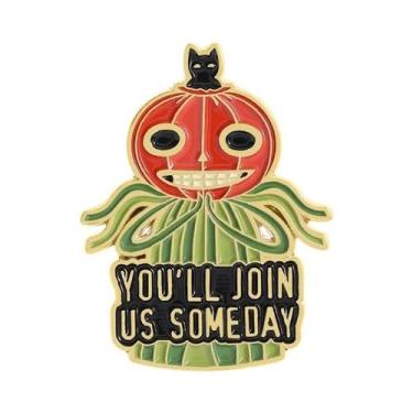 Imagem de Broche De Halloween Homem Abóbora, Pin De Esmalte De Desenho Animado o