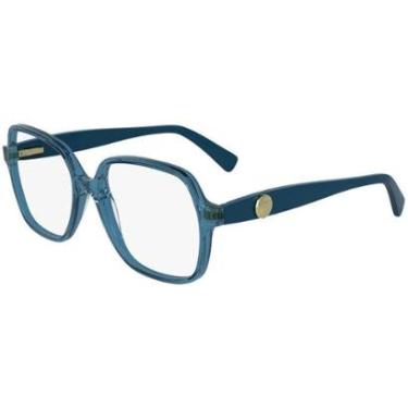 Imagem de Armação de Óculos Longchamp LO2757 400 - Azul Cristal 53-Feminino
