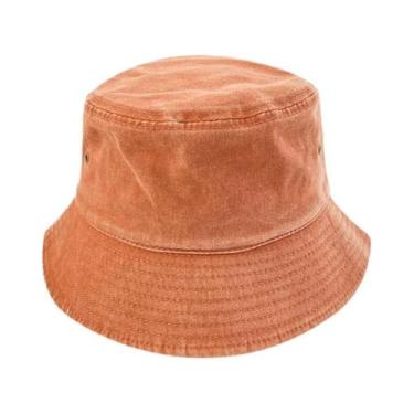 Imagem de Chapéu Bucket Unissex De Algodão Lavado Para Verão, Para Mulheres, Via