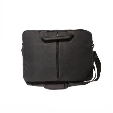 Imagem de Bolsa para Notebook Transversal Notebook Lisa em Poliéster 32X42X8CM Preto Unissex