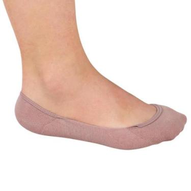 Imagem de Meia Invisível Masculina Lupo 03287-001 Algodão, Nude, G (41/44)