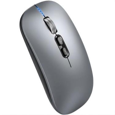 Imagem de Mouse Sem Fio Bluetooth Recarregavel Compatível Com Macbook Air Pro - 