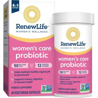 Imagem de Cápsulas Probióticas Renew Life Women'S 50 Bilhões De Cfu 30-Unissex