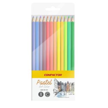Imagem de Lápis de Cor 12 Cores Pastel Art-Color Compactor