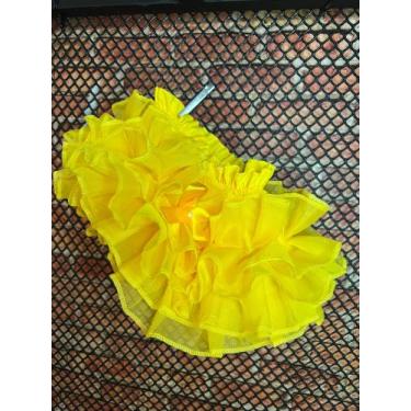 Imagem de Conjunto Bunda Rica Bebê Infantil Luxo Tapa Fralda - Sneakers, Amarelo