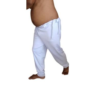 Imagem de Calça de Capoeira Abadá Adulto do P ao G4 - Sem marca, Branco, G4