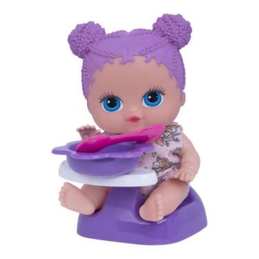 Imagem de Boneca Lil Cutesies 18cm Com Cadeira De Papinha 2313 - Cotip - Cotiplá