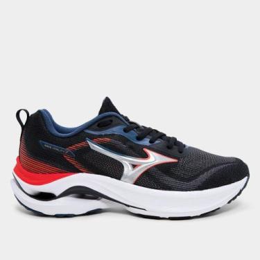 Imagem de Tênis Mizuno Wave Vitality 7 Masculino, Preto, Dourado, 38