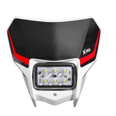 Imagem de Carenagem Farol Completo Led X-cell Crf 250f, Branco
