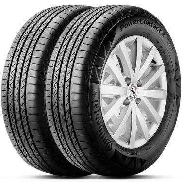 Imagem de Kit 2 Pneu Aro 16 215/60R16 Continental 92H Power Contact2 - Continent